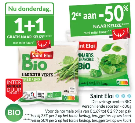 Promotie: Diepvriesgroenten