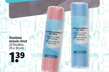Offre: Rouleau essuie-tout