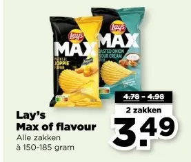 Aanbieding: Lay's Max of flavour