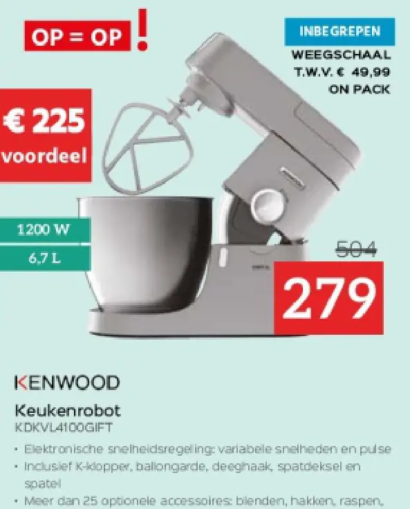 Promotie: Keukenrobot
