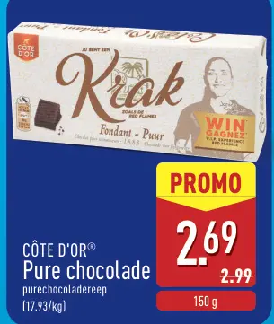 Promotie: Pure chocolade
