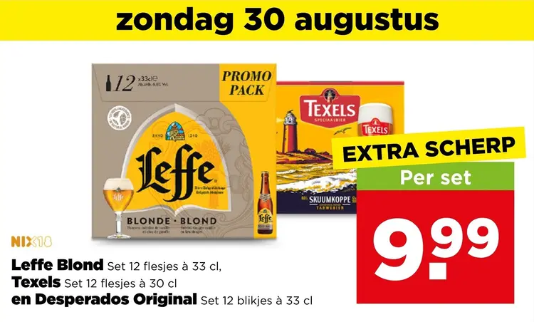 Aanbieding: Leffe Blond, Texels, en Desperados Original