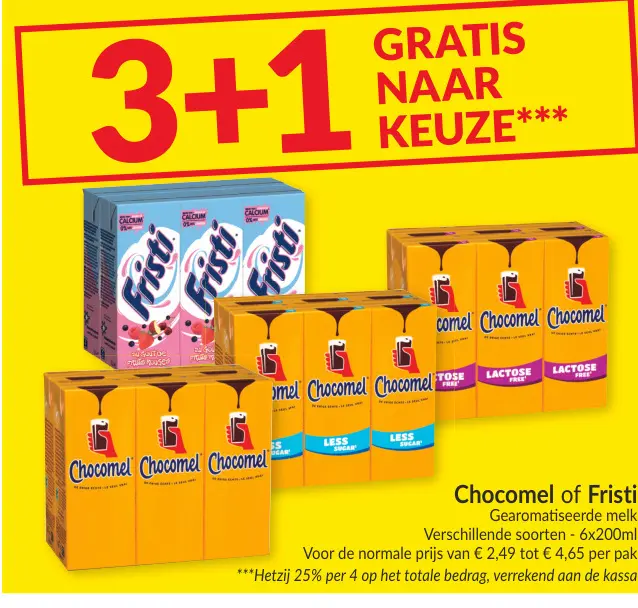 Promotie: Chocomel of Fristi