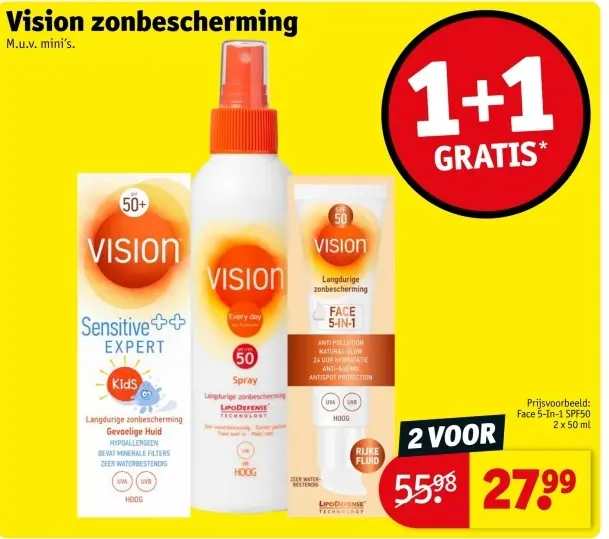Aanbieding: Vision zonbescherming
