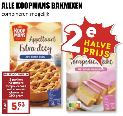 Aanbieding: Bakmixen