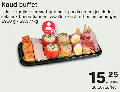 Promotie: Koud buffet