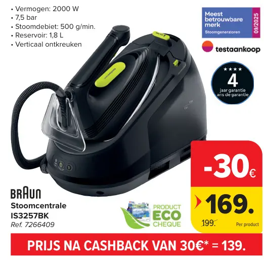 Promotie: Stoomcentrale IS3257BK