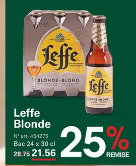Offre: Leffe Blonde