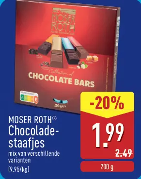 Promotie: Chocoladestaafjes