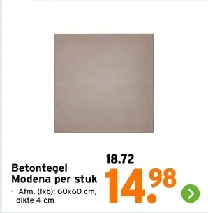Aanbieding: Betontegel Modena