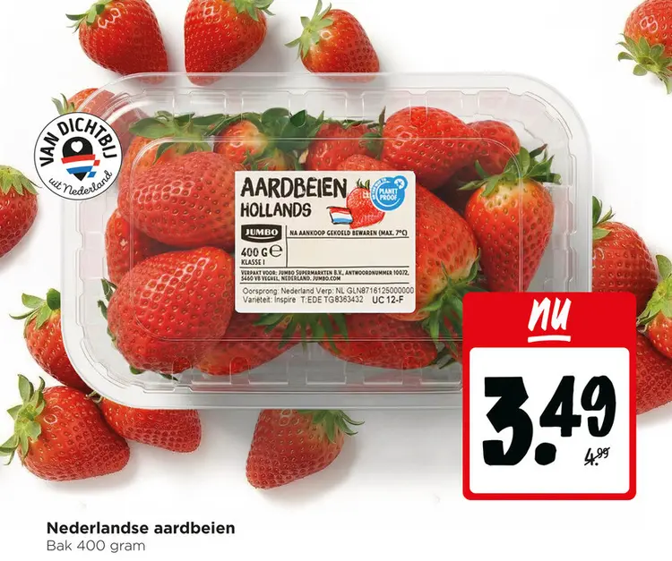 Aanbieding: Nederlandse aardbeien