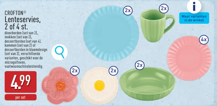 Promotie: Lenteservies