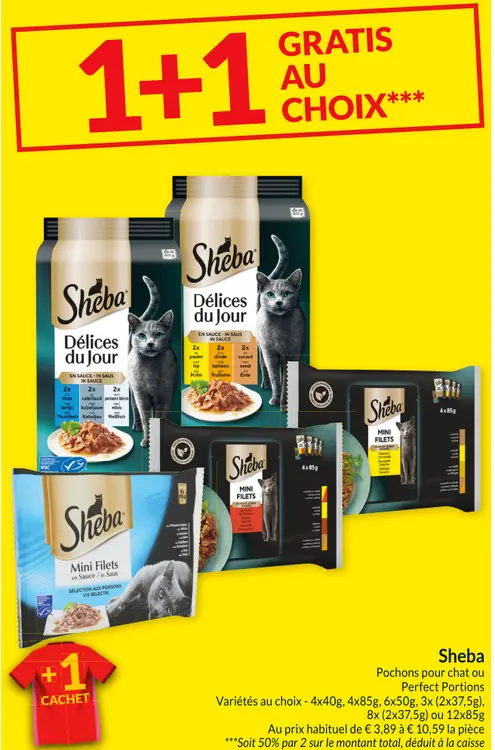 Offre: Sheba Pochons pour chat ou Perfect Portions