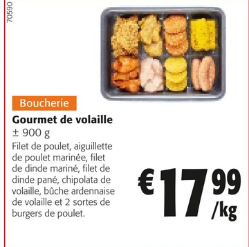 Offre: Gourmet de volaille