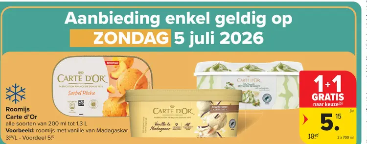 Promotie: Roomijs