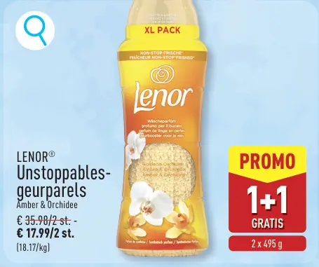 Promotie: Unstoppables geurparels Amber & Orchidee