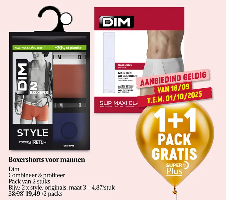 Aanbieding: Boxershorts voor mannen