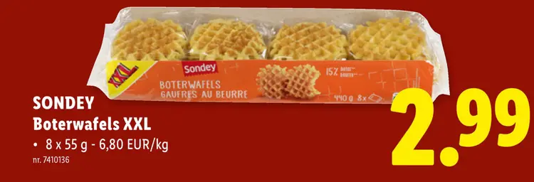 Promotie: Boterwafels XXL