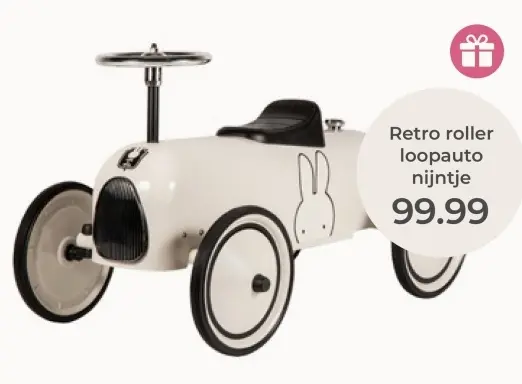 Aanbieding: Retro roller loopauto nijntje