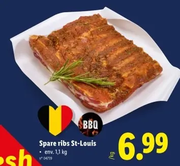 Offre: Spare ribs St-Louis