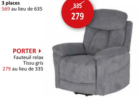 Offre: Fauteuil relax