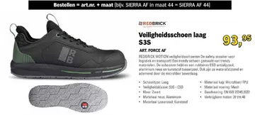Aanbieding: Veiligheidsschoen laag S3S