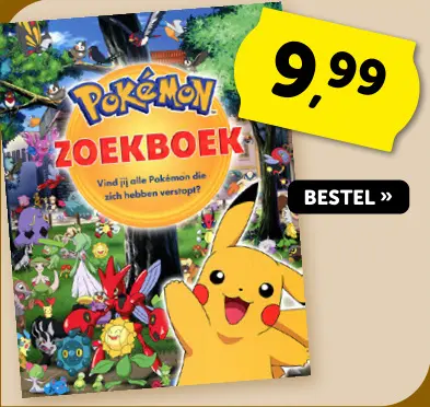 Promotie: Pokémon Zoekboek