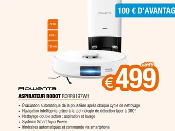 Offre: Aspirateur robot rorr9197wh