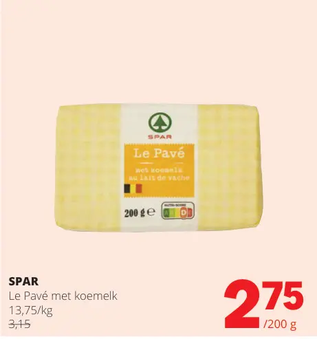 Promotie: Le Pavé met koemelk