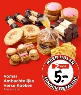 Aanbieding: Vomar Ambachtelijke Verse Koeken
