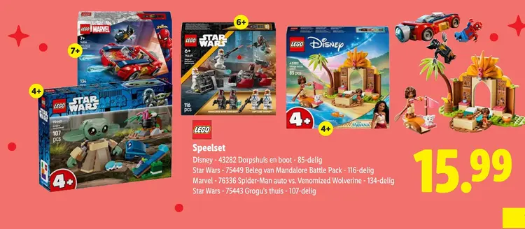 Aanbieding: LEGO Speelset