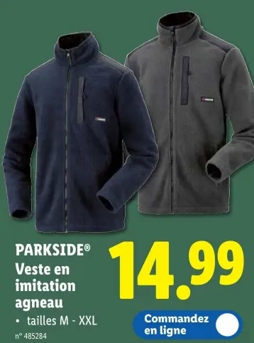 Offre: Veste en imitation agneau