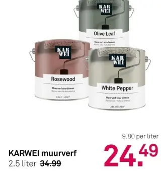 Aanbieding: KARWEI muurverf