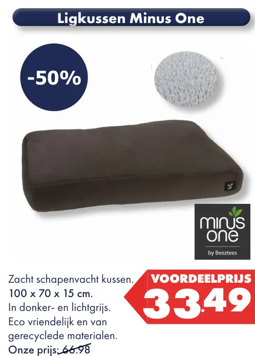 Aanbieding: Ligkussen Minus One