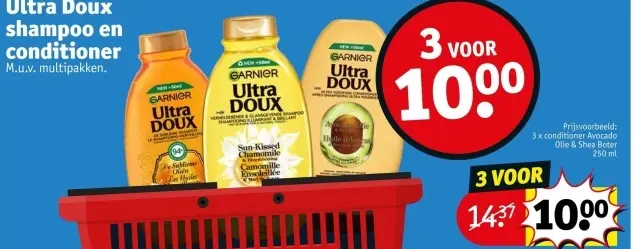 Aanbieding: Ultra Doux shampoo en conditioner