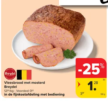 Aanbieding: Vleesbrood met mosterd