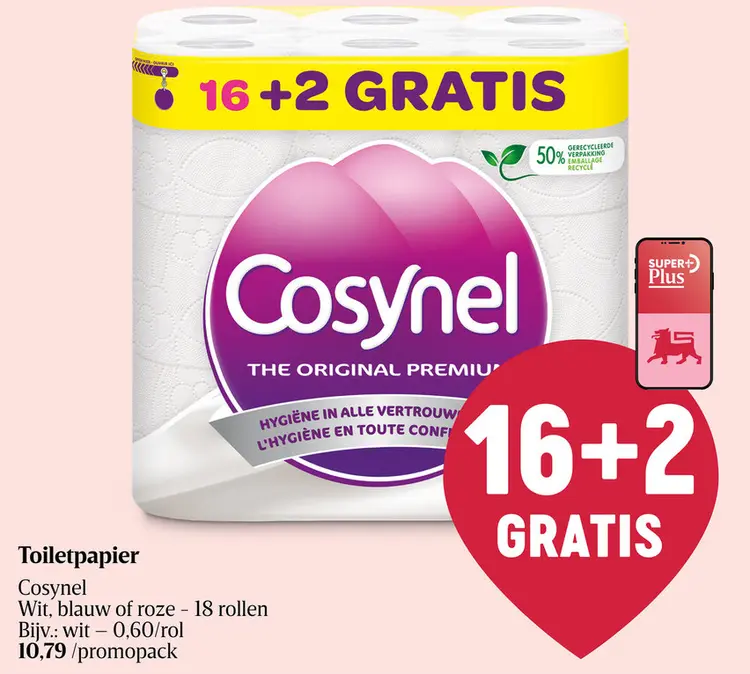 Promotie: Toiletpapier