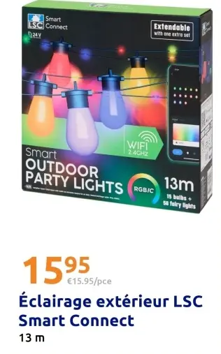 Offre: Éclairage extérieur LSC Smart Connect