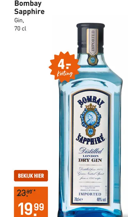 Aanbieding: Bombay Sapphire