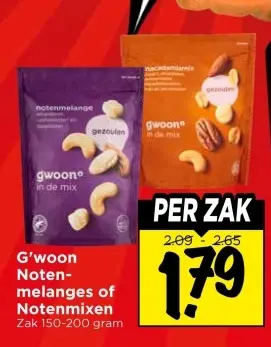 Aanbieding: G'woon Noten-melanges of Notenmixen