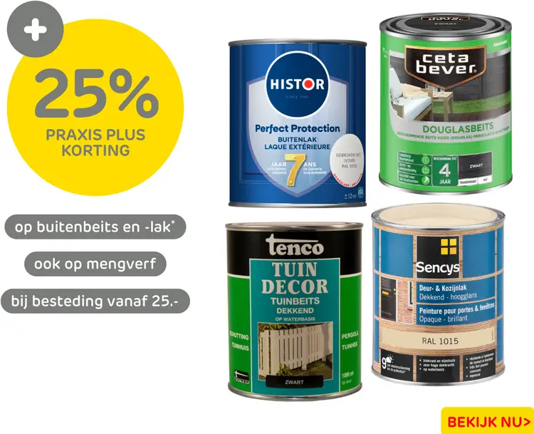 Aanbieding: Buitenbeits en -lak