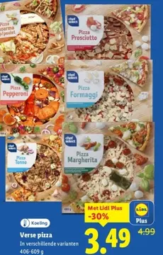 Aanbieding: Verse pizza