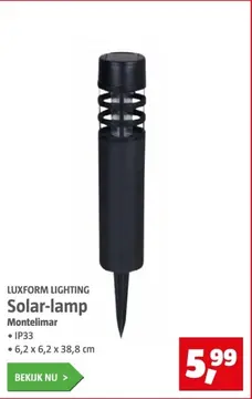 Aanbieding: Solar-lamp Montelimar