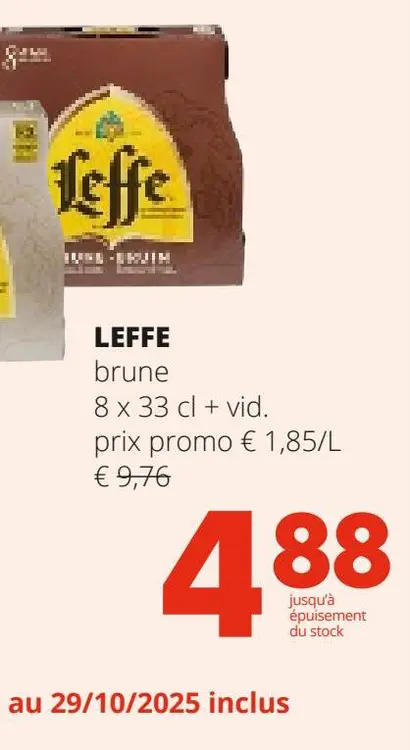 Offre: LEFFE brune