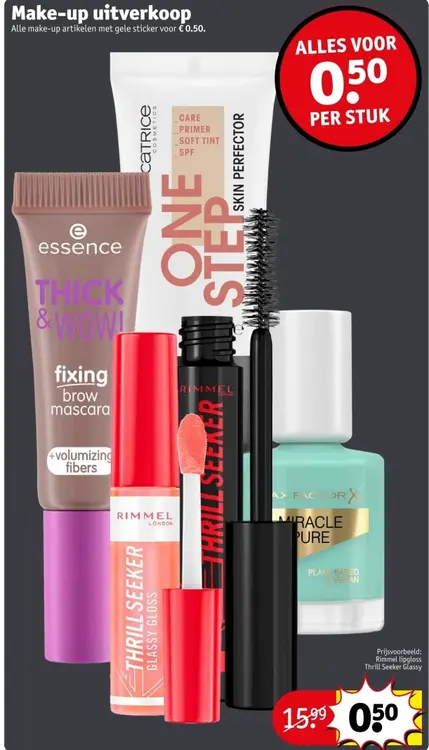 Aanbieding: Make-up uitverkoop