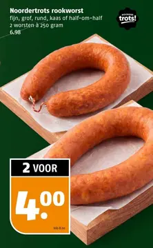 Aanbieding: Noordertrots rookworst