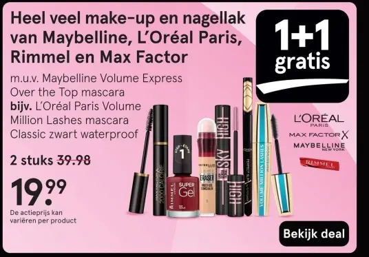 Aanbieding: Make-up en nagellak