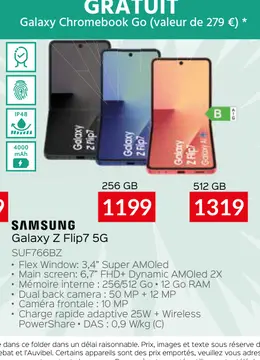 Offre: Galaxy Z Flip7 5G