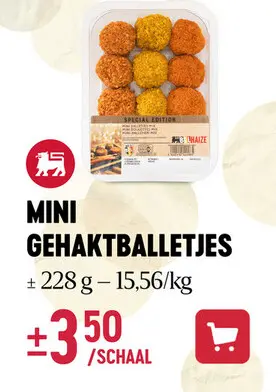 Aanbieding: Mini gehaktballetjes