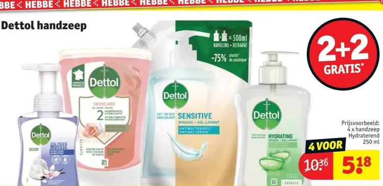 Promotie: Dettol handzeep
